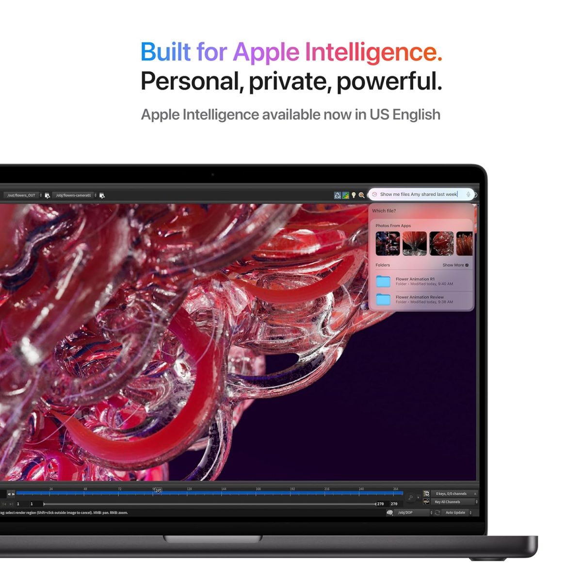 Apple 2024 MacBook Pro Laptop with M4 chip with 10‑core CPU and 10‑core GPU: Built for Apple Intelligence, 35.97 cm (14.2″) Liquid Retina XDR Display, 16GB Unified Memory, 512GB SSD Storage; Silver - Image 4