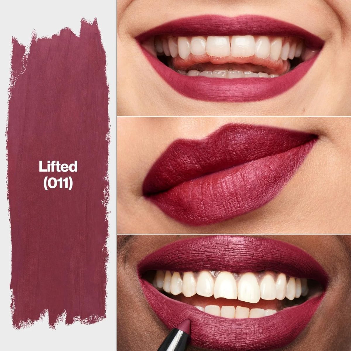 REVLON Colorstay Matte Lite Crayon Lipstick, Ultra-Precise Tip with built in Sharpner, Bold Color in Comfortable, Non-Drying Matte Formula, Water-Resistant Non-Drying Lipcolor Lifted - (011) - Image 8