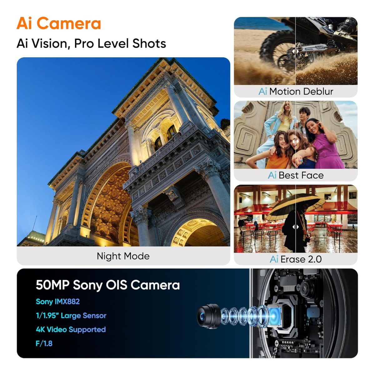 realme NARZO 80 Pro 5G (Speed Silver,12GB+256GB) | Segment's 1st MediaTek Dimensity 7400 Chipset | 6000mAh Titan Battery + 80W Ultra Charge | 4500nits HyperGlow Esports Display | IP69 Waterproof - Image 10