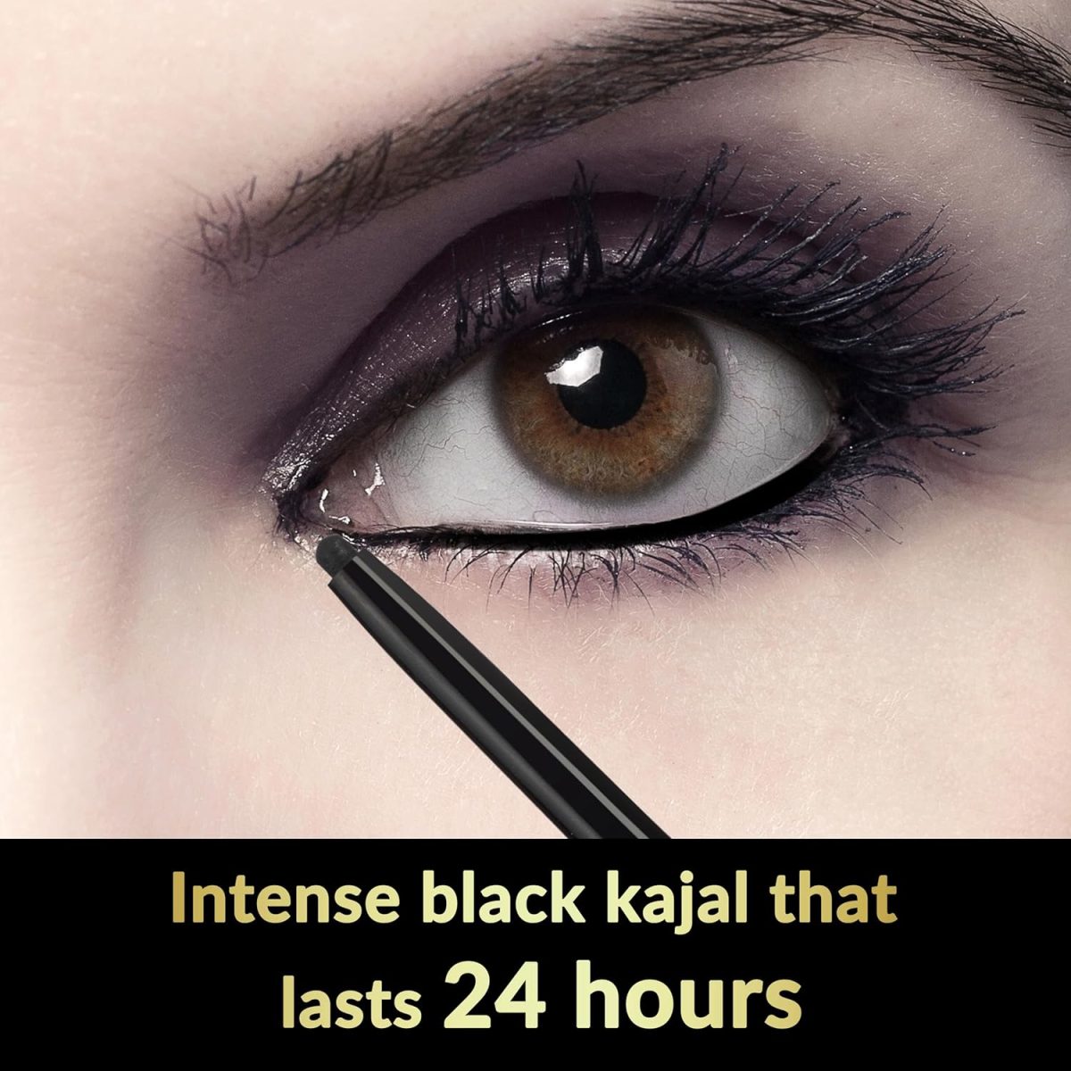 Good Vibes HydraBold Intense Black Kajal (0.35g) | 24HR Long Lasting Stay | Smudge Proof & Water Proof | With Rosehip Seed Oil | Highly Pigmented | Smooth Texture - Image 2