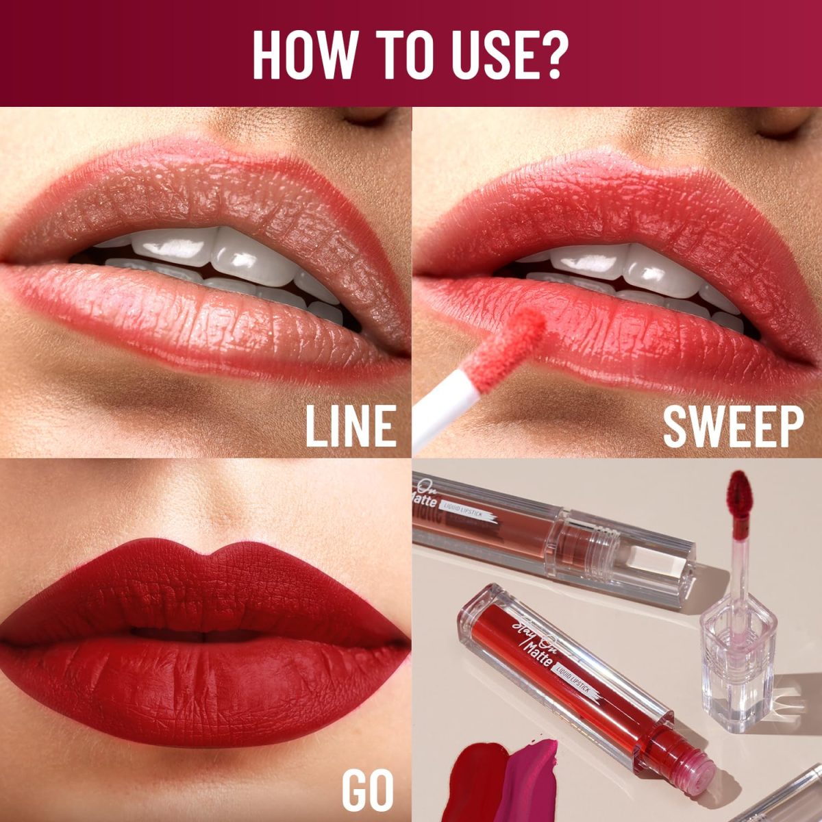 Swiss Beauty Stay On Matte Highly Pigmented Liquid Lipstick | With Vitamin E & Shea Butter | Smudge-Proof and Transfer-Proof | 24 Hour Stay | 2g, Shade- Brown Syrup - Image 6