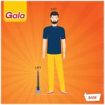 Gala Double Hockey Shape Toilet Cleaner Brush with Holder Stand, Toilet Cleaning Brush for Western and Indian Toilet, Bathroom Brush for Toilet Cleaning (Gray,Pack of 1) - Image 6
