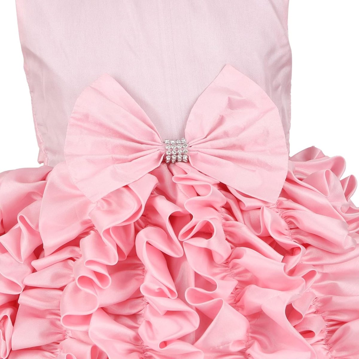 Fairy Dolls Baby Girls Knee Length Frill Dress - Image 2