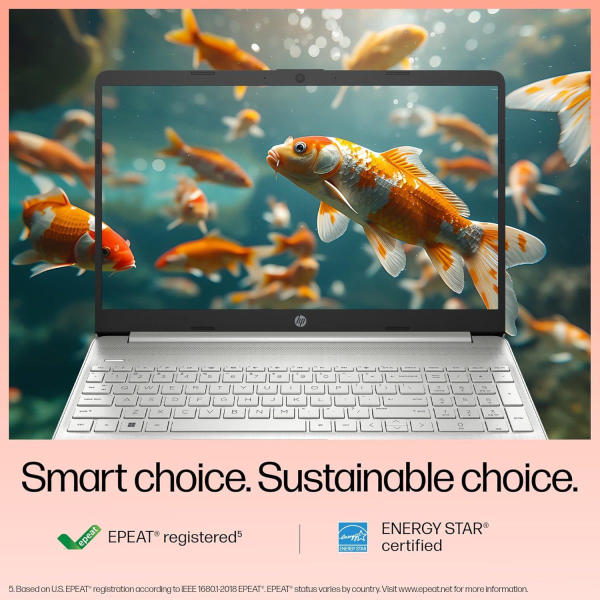 HP 15s, 12th Gen Intel Core i5-1235U,16GB DDR4, 512GB SSD (Win11, Office21, Silver, 1.69kg) Anti-Glare,15.6-inch(39.6cm), FHD Laptop, Intel Iris Xe Graphics, Backlit KB, HD Camera, fq5330TU - Image 11