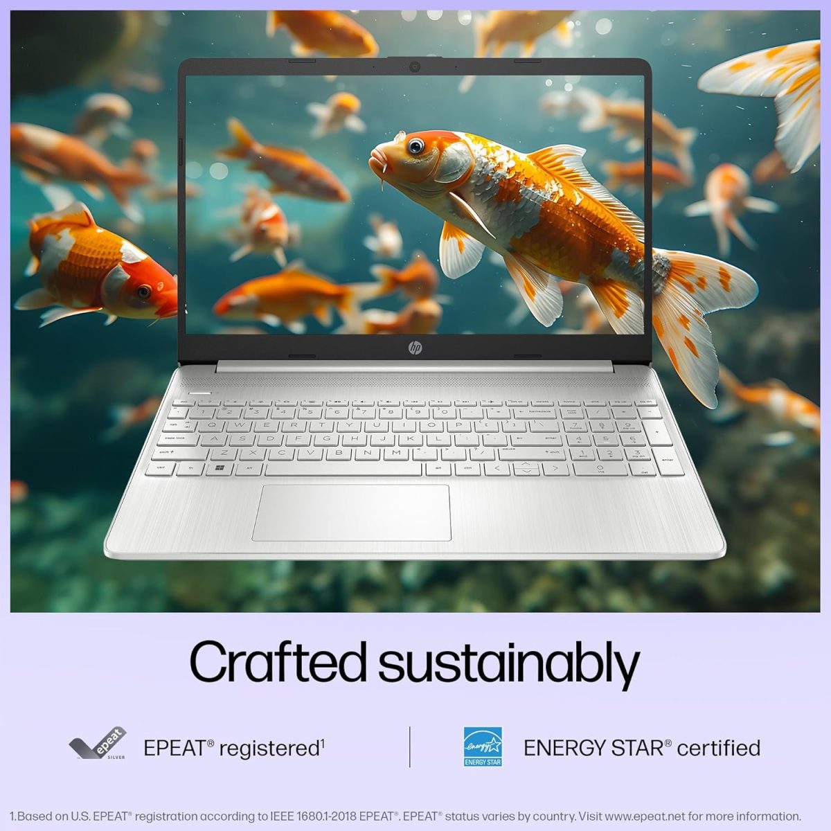 HP 15s, 12th Gen Intel Core i3-1215U Laptop (8GB DDR4, 512GB SSD) Anti-Glare, 15.6"/39.6cm, FHD, Win 11, MS Office 21, Silver, 1.69kg, Intel UHD Graphics, HD Camera, Dual Speakers, fy5011TU - Image 11