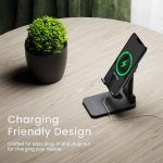 Ambrane Mobile Holding Tabletop Stand, 0-135 Perfect View, Height Adjustment, Wide Compatibility, Multipurpose, Anti-Skid Design (Twistand, Black) - Image 7