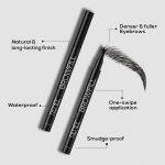RENEE Browfill Eyebrow Pen - Black | Waterproof & Smudge-Proof | One Swipe Application | Micro Precision | Natural & Long-Lasting Finish | For Denser & Fuller Eyebrows | Easy to Use | Cruelty-Free - Image 3