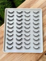 ONMO Beauty False Eyelash For Women-Natural & Lightweight 20 Pair Faux Mink Fake Eyelashes/Soft & Comfortable Black Reusable Cat Eye Lashes extension/Long Lasting Eye Makeup Lash-(Love) - Image 4