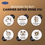 Carrier 1.5 Ton 5 Star Wi-Fi Smart Flexicool Inverter Split AC (Copper, Convertible 6-in-1 Cooling,Smart Energy Display,HD & PM 2.5 Filter, ESTER EDGE FXi (Wi-Fi), CAI19EE5R35W0,White) - Image 10