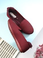 DOCTOR HEALTH SUPER Knitted Comfortable Stylish Classy Ballerina | Premium Flat Jutis Bellies | Non Slip Lightweight Shoes Bellies For Women | Dailywear Slip-On Flat Jutis | Trendy Women Jutis Bellies - Image 2