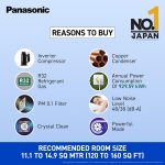 Panasonic 1.4 Ton 3 Star Inverter Split AC (Powerful Mode, Copper Condenser, 7in1 Convertible, 2-Way, PM 0.1 Filter, CS/CU-SU17AKY3T, White) - Image 5