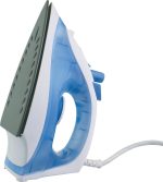 Usha 3713 1300Watt Steam Iron with Self Cleaning Function | Teflon Coated Soleplate | Powerful Steam Output upto18gm/min | 180ml Water Tank Capacity | 2 Years Warranty | (Blue & White) - Image 3