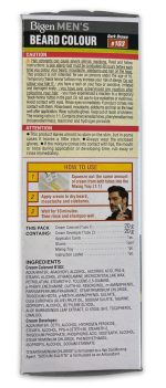 Bigen Mens Beard Colour, 40g - Dark Brown 103 - Image 2