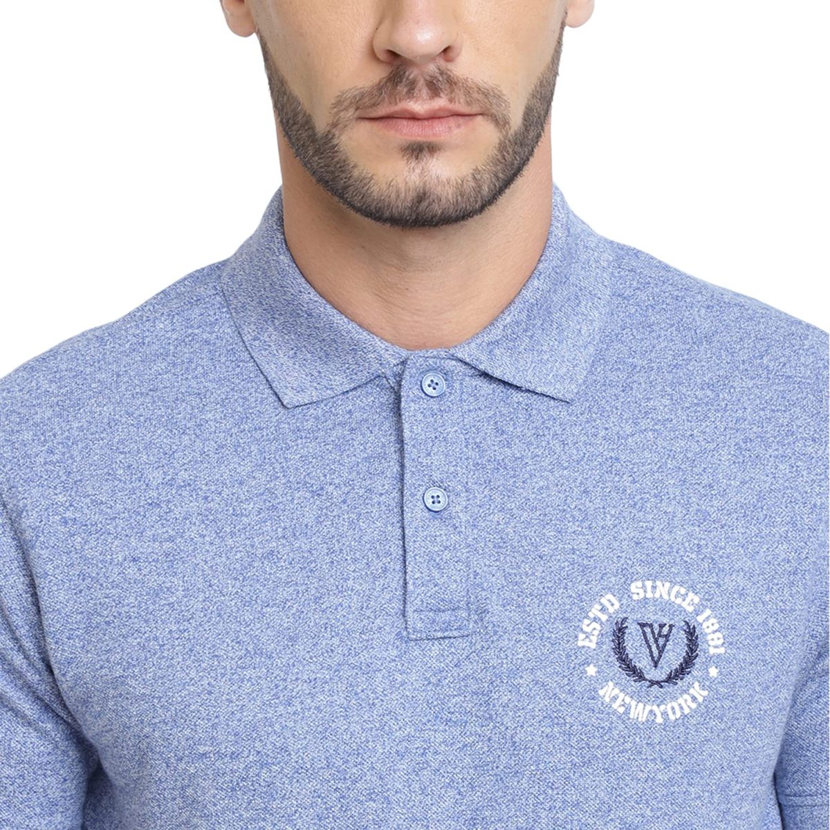 Van Heusen Men's Cotton Regular Fit T-Shirt - Image 5