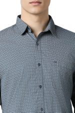 Peter England Men's Everyday Ditsy Print Slim Fit Full Sleeve Casual Shirt | 100% Cotton - Image 4