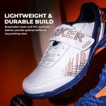 Nivia Yorker 2.0 Cricket Shoes for Men, Synthetic Leather Upper with Velcro Strap, Round Stud PVC Outsole, Die-Cut Soft NR EVA Sockliner - Image 2
