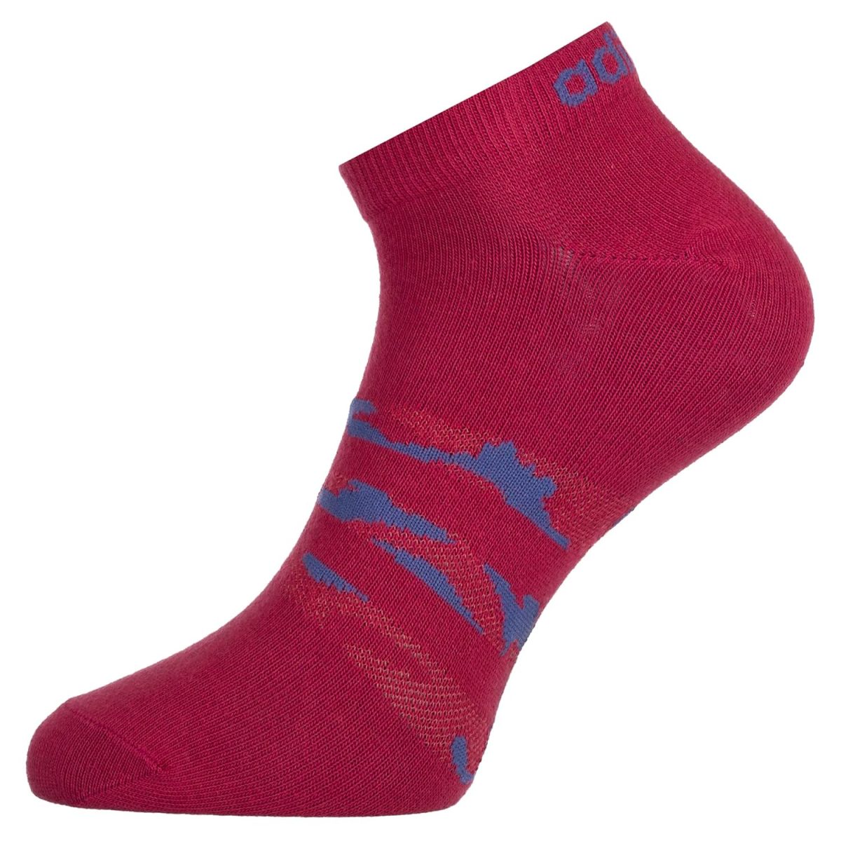 Adidas Women's Low Cut Cotton Blend Socks (Pack Of 3) (AD-0592 Wild Pink/Crew Blue/Halo Silver_Multicolor) - Image 2
