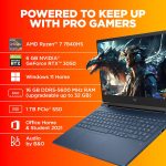 HP Victus Windows 11 Home Gaming Laptop,AMD Ryzen 7 7840Hs Ai Powered,6Gb RTX 3050 Gpu,16.1-Inch (40.9 Cm),95W Tgp,Fhd,IPS,144Hz,16Gb Ddr5,1Tb Ssd,RGB Backlit Kb,B&O (Mso,Blue,2.29 Kg),S0089Ax - Image 3