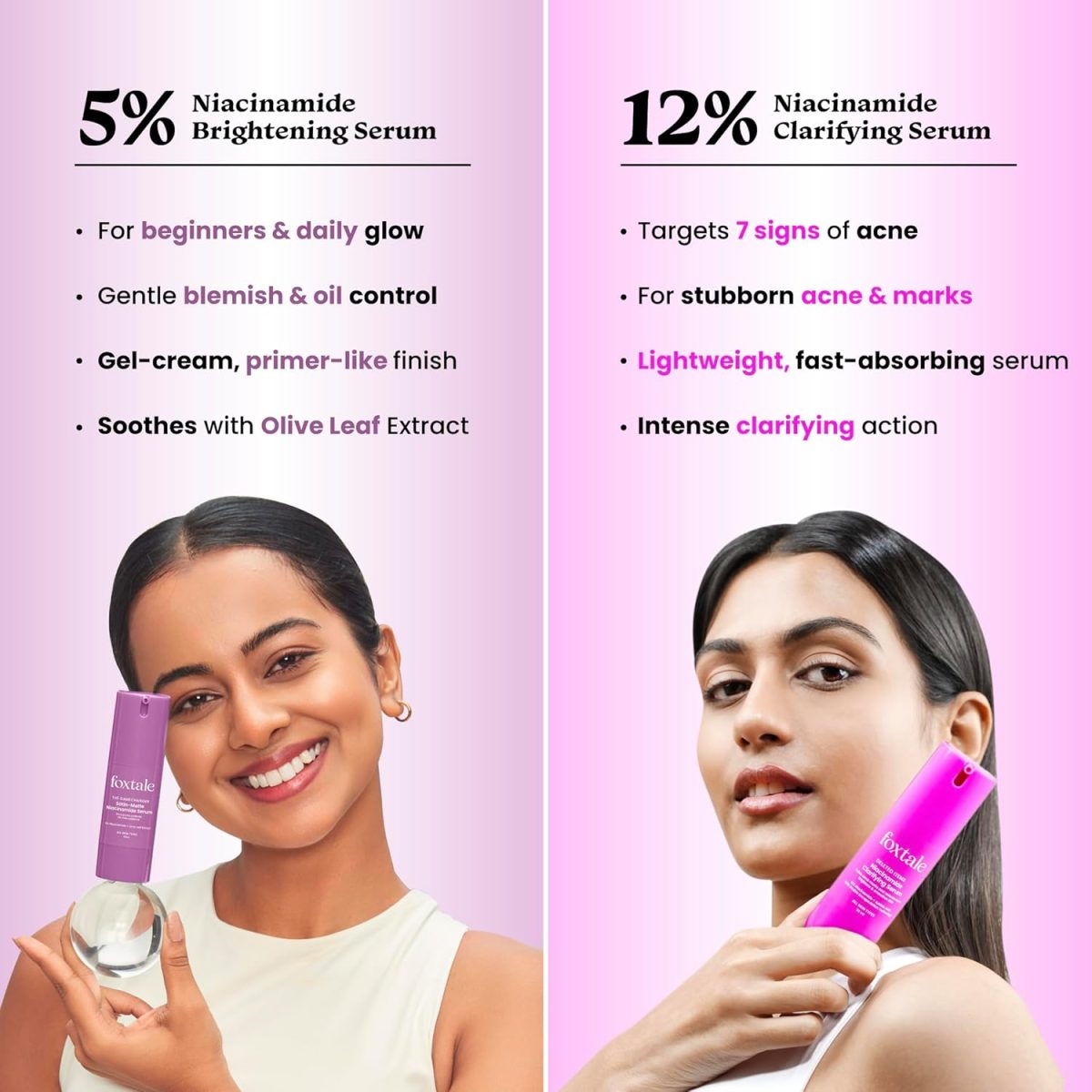 Foxtale 12% Niacinamide Face Serum with Azelaic Acid for Oil Control & Brightening | Reduces Acne, Blemishes & Acne Marks | Brightens & Smoothens Skin | Face Serum for Women & Men | 30 ml - Image 8