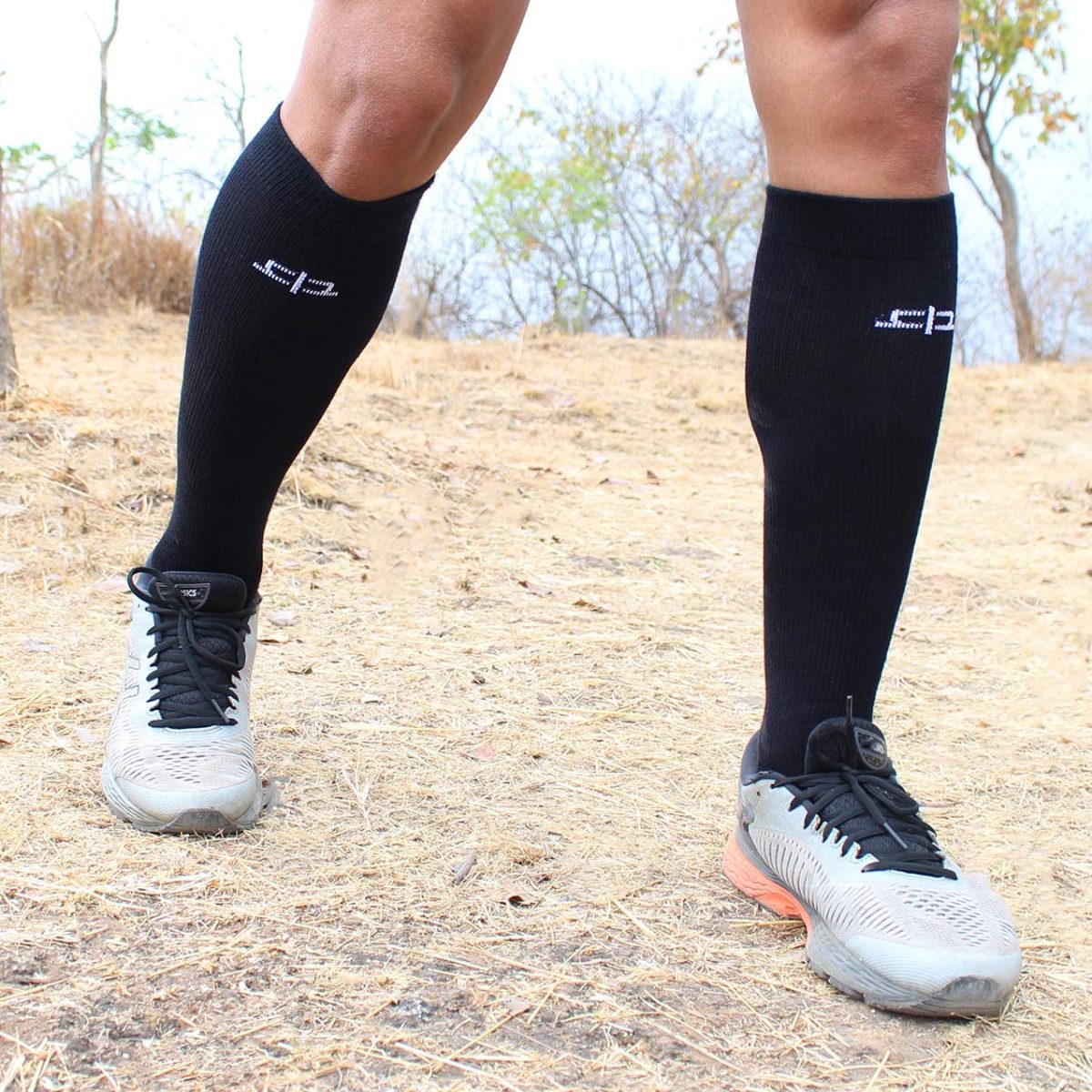 HEELIUM Bamboo Compression Socks & Sleeves For Men & Women | Odour Free & Superior Grip | Running, Cycling, Boosts Blood Circulation & Recovery - Image 4