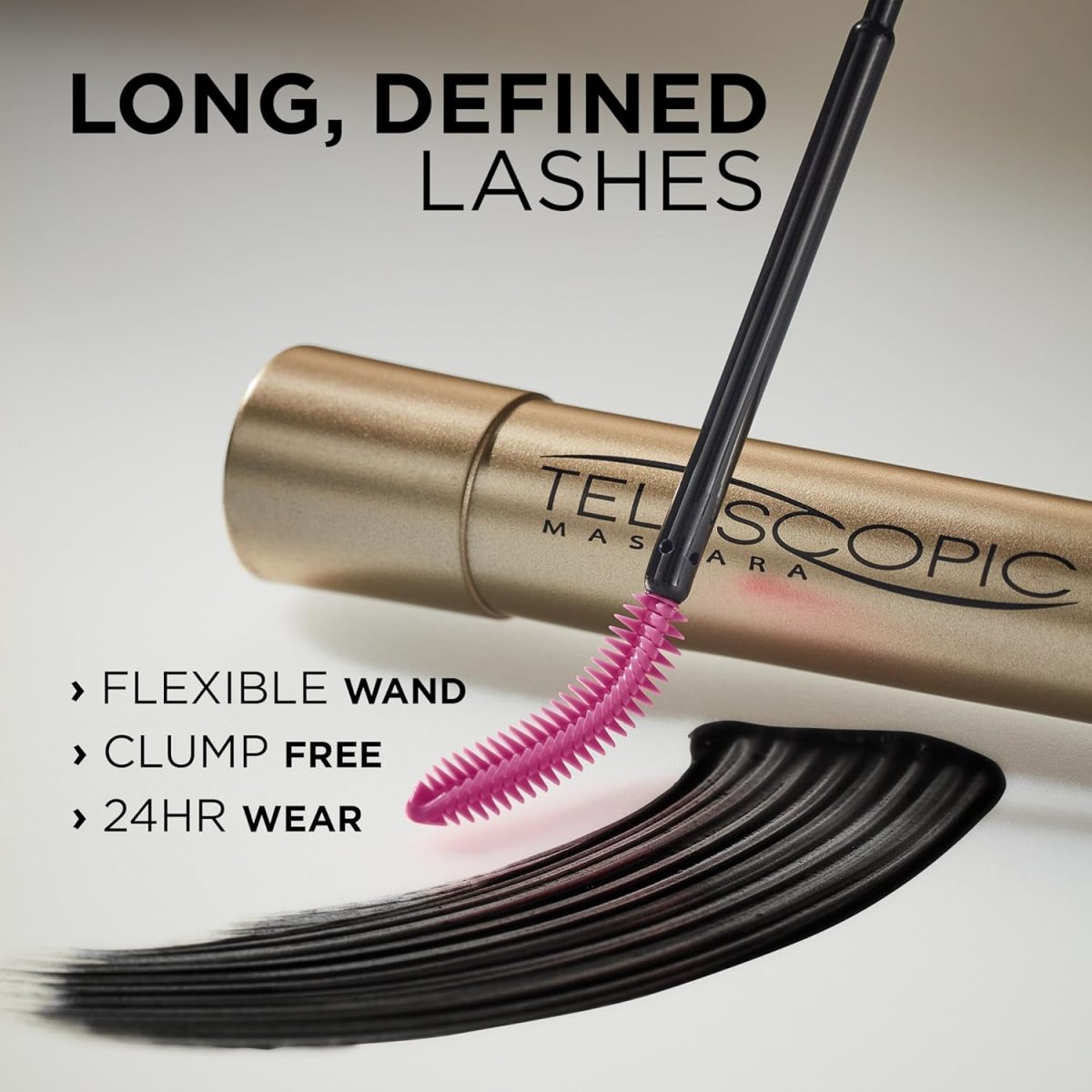 Loral Paris Telescopic Original Mascara, Blackest Black, 0. 27 Fl. Oz. - Image 3