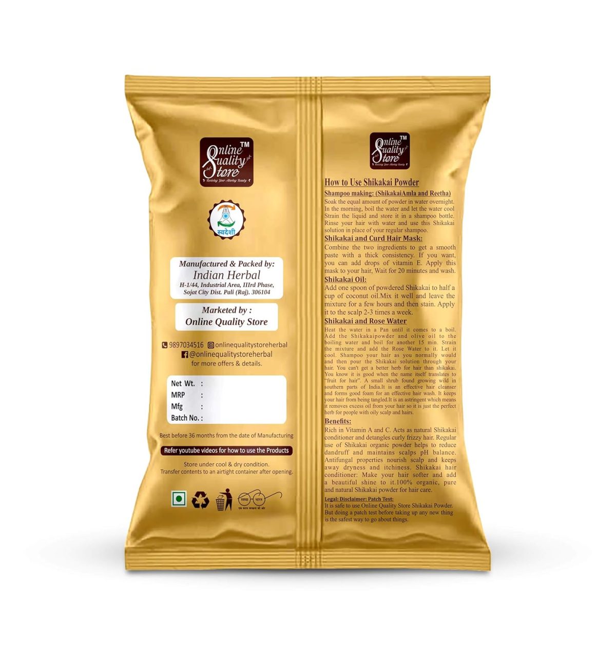 Online Quality Store Amla Reetha Shikakai, Bhringraj and Hibiscus Powder for Hair |Aritha|Ritha|Soapnuts|Indian Gooseberry |organic Bhringraj |Hibiscus /gudhal /gudhal fool powder(Pack of 5 ,50g each ,Total 250g Pack) - Image 8