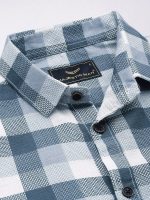 Majestic Man Men Comfort Slim Fit Opaque Checked Cotton Casual Shirt - Image 6
