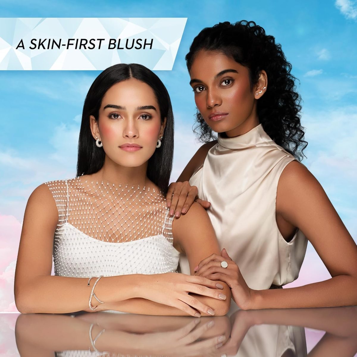 SUGAR Cosmetics Cloud Nine Niacinamide Glow Blush | Long lasting & Ultra-Pigmented | Dewy Finish | 7.6ml - 01 Bare Magic - Image 7