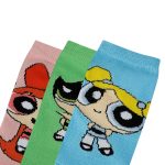 BALENZIA SocksXpress Powerpuff Girls Women's Cushioned Lowcut Ankle Socks- Pack of 3, Multicolor (Free Size) - Image 5