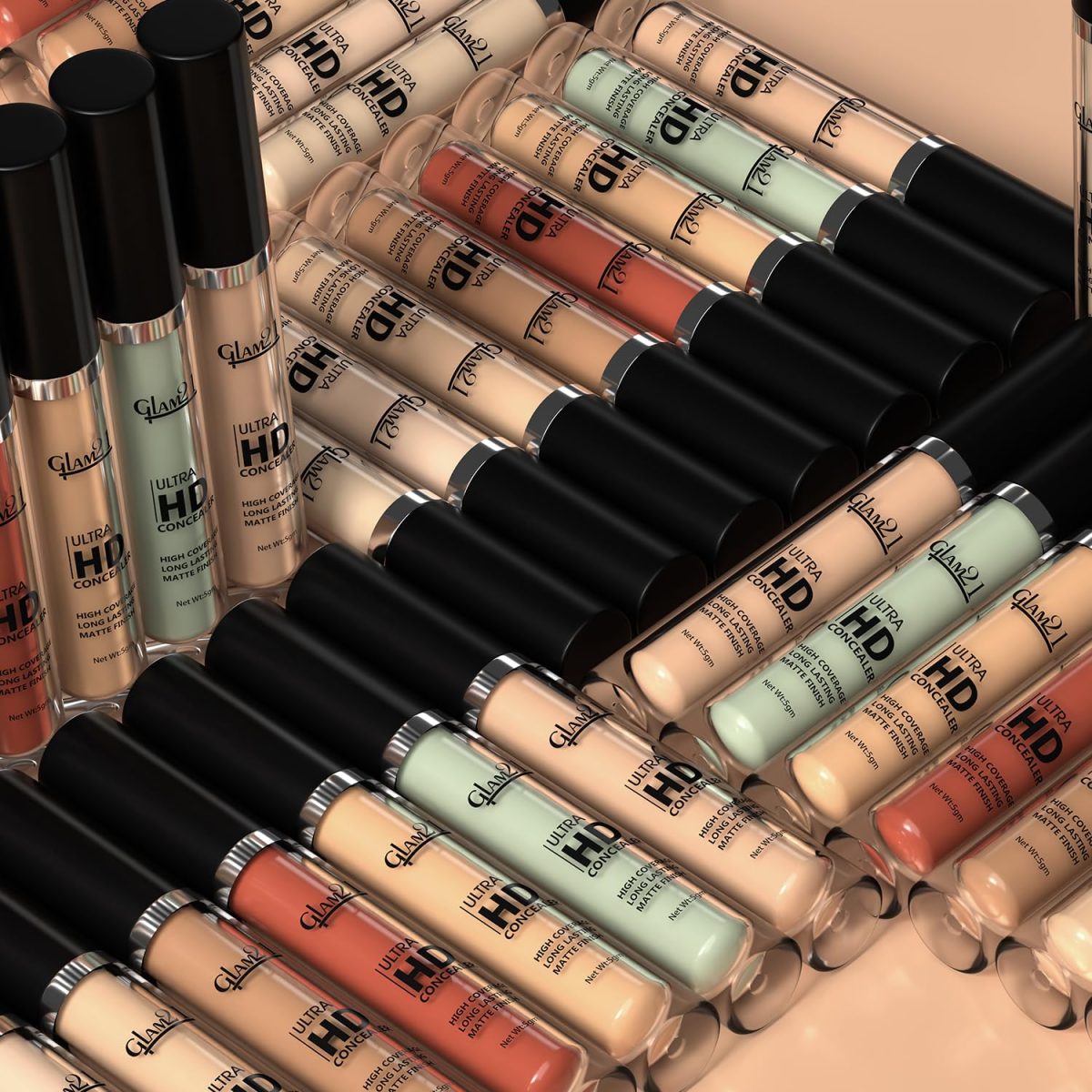 Glam21 Ultra HD Liquid Concealer for HD Finish | Non-sticky Long-lasting Matte Finish | | Easy-gliding Applicator | Hide Pores, Skin Acne, Scars, Blemishes | 5gm, Medium Warm - Image 9
