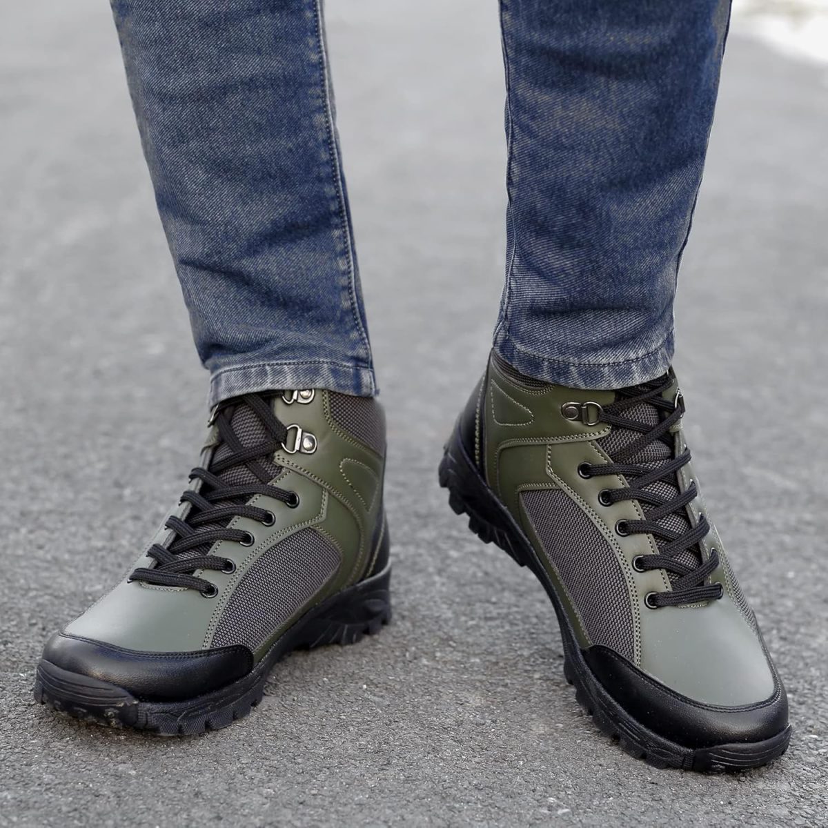 Bacca Bucci Men Lace Up Hiking Boot - Image 4