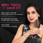 Parul Garg Beauty Bold Define Shimmer Kajal | Smooth Glide Kajal for Eyelid & Lash Line | Long-Lasting, Smudge-Proof & a Dazzling Shine | Vegan & Cruelty-Free (Mrig) - Image 4