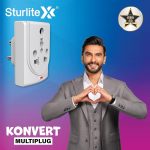 Sturlite Konvert Multiplug| 6-16 Conversion| Universal AC Travel Adapter|6Amp 240V| ABS Strong Body Socket (Pack of 1) - Image 2
