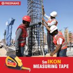 FREEMANS IKON 5m:19mm Steel Inchi Measuring Tape - 5m (Yellow & Black) With Unbreakable ABS case || Soft Grip Bi-material Case || Auto-lock and Belt Clip - Image 8