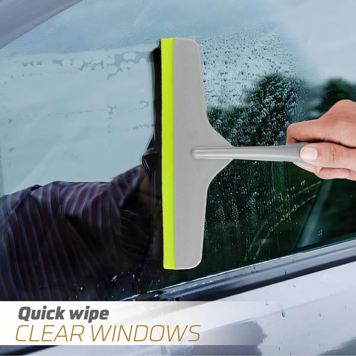 The Earth Store Multipurpose Kitchen Squeegee | Window Glass Cleaning Wiper | Hand Wiper for Kitchen Platform | Assorted Set of 1 - Image 4
