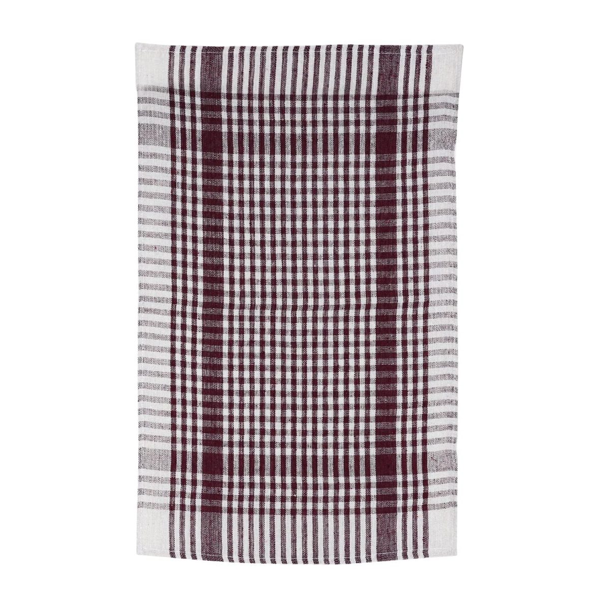 G 1 Kitchen Duster Wet Dry Cotton Cleaning Cloth/Mop Dish Towels, Cotton Checkered Pattern, Set of 4, Multi-Colour, 16 x 24 Inch - Image 2