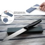 Oblivion Knife Sharpener Stone 1 Pc – Dual Grit Silicon Carbide Whetstone, Combination for Chisels, Knives, Cutting Tools, Ceramic and Metal Blades – Professional-Grade Carborundum Sharpening Block - Image 6