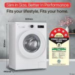 LG 7 Kg, 5 Star, Steam, Inverter Direct Drive Technology, 6 Motion DD, Fully-Automatic Front Load Washing Machine (FHB1207Z2W, Remove Allergens & Tough Stain, In-Built Heater, Essence White) - Image 5