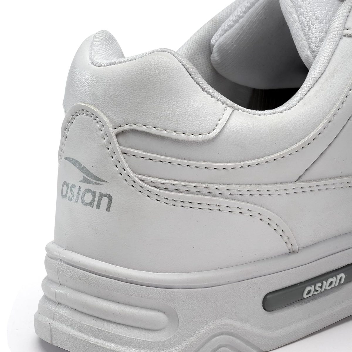 ASIAN Men's BOSTON-01 White Casual Sneaker Shoes with Synthetic Upper Lightweight Comfortable Mid Top Sneaker Shoes for Men's & Boy's - Image 7