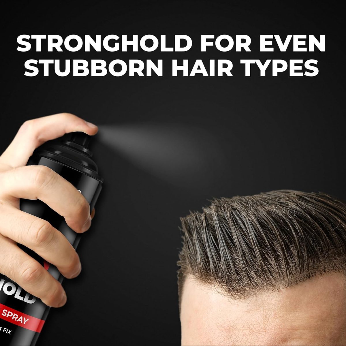 BEARDO Strong Hold Hair Spray, 192 Ml, Hair Spray For Men, Hair Styling, Hair Setting Spray, Hair Fixing Spray, Strong Hold, Natural Shine, Pack of 1 - Image 5