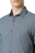 Peter England Men's Everyday Ditsy Print Slim Fit Full Sleeve Casual Shirt | 100% Cotton - Image 5