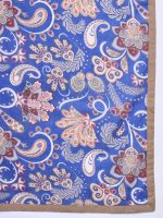 Tissu Plus Women's Blue Floral Printed Pure Cotton Kurta & Palazzo With Dupatta - Image 8