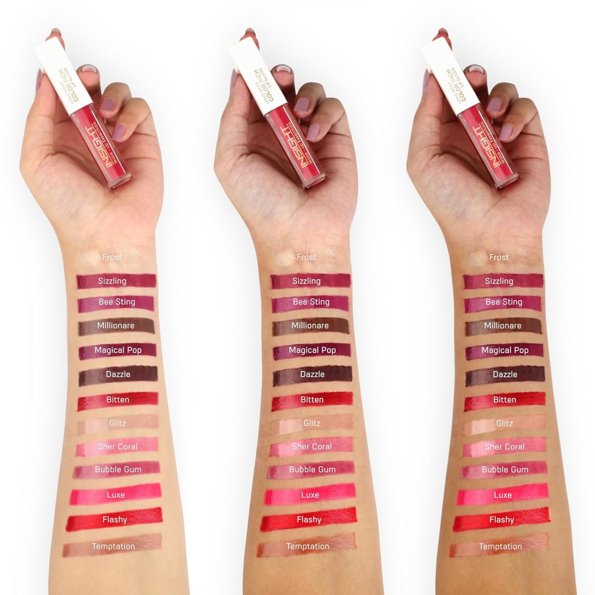 INSIGHT Long Wear Color Rich Lip Gloss, Glossy Finish - LG41-01 - Image 4