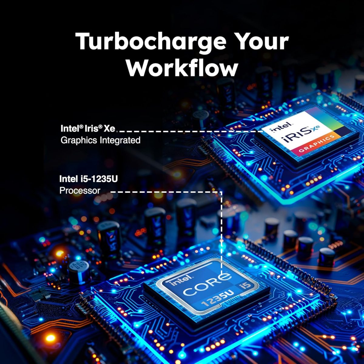 FUTOPIA Ultimus APEX 5 Intel core i5 12th Gen 1235U 8GB RAM 512GB SSD Expandable Upto 2TB 14.1" Full HD IPS Display Win 11 Home Thin & Light 1.53 Kg Silver - Image 2
