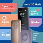 Nokia 130 Music | Built-in Powerful Loud Speaker with Music Player and Wireless FM Radio | Dedicated Music Buttons | Big 2.4” Display | 1 Month Standby Battery Life | Purple - Image 2