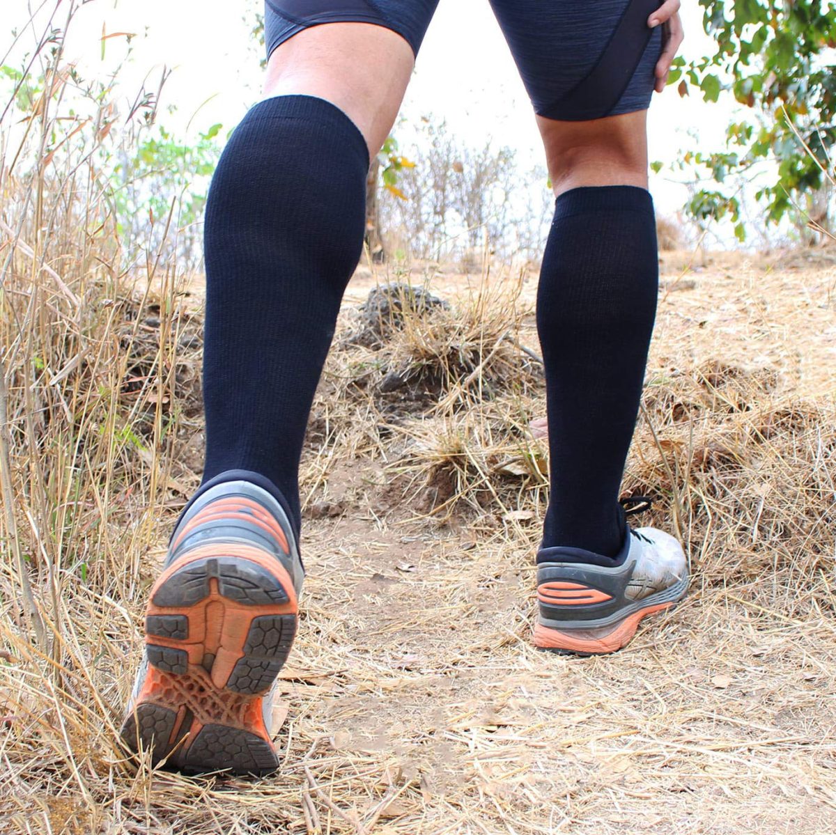 HEELIUM Bamboo Compression Socks & Sleeves For Men & Women | Odour Free & Superior Grip | Running, Cycling, Boosts Blood Circulation & Recovery - Image 6