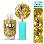SUGAR POP Nail Lacquer Glitter 10 Gold Rush - 10 ml - Quick-drying | Chip-resistant | High on shine | Long-wear formula - Image 7