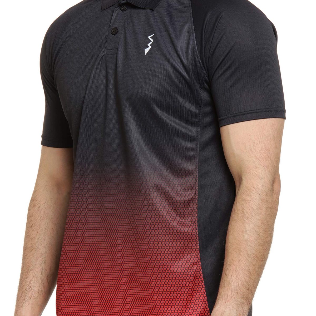 Campus Sutra Men's Polyester Comfort Fit Polo Activewear T-Shirt for Casual Wear | Spread Collar | Short Sleeve | Half-Button Closure | Jersey T-Shirt Crafted with for Everyday Wear - Image 6