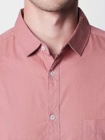 Dennis Lingo Men Cotton Solid Spread Collar Full Sleeves Regular Fit Casual Shirt - Image 6
