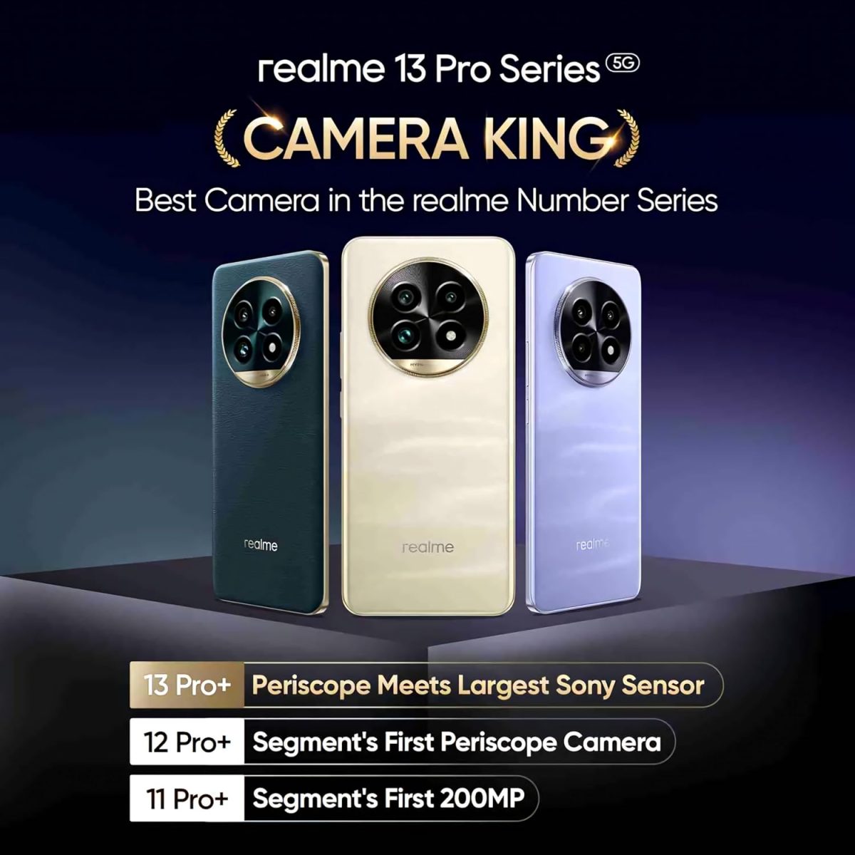 realme 13 Pro+ 5G (Monet Gold, 8 GB RAM, 256GB Storage) | Upto 16GB Dynamic RAM | Snapdragon 7s Gen 2 Processor | 6.7" Curved Display | 50MP+8MP+50MP | 32MP Front Cam | AI Ultra Clarity | 80W SUPERVOOC - Image 17